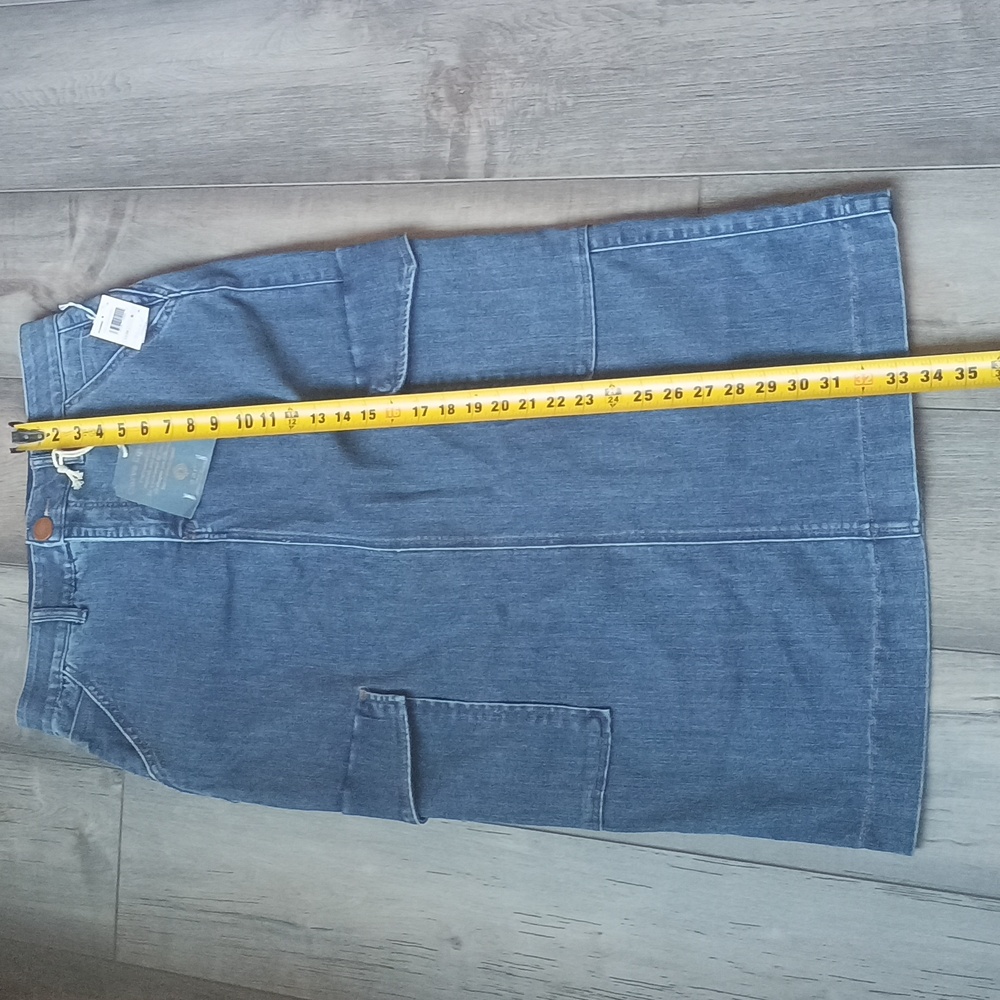 Democracy Blue Denim Cargo Skirt New With Tags - Picture 9 of 9